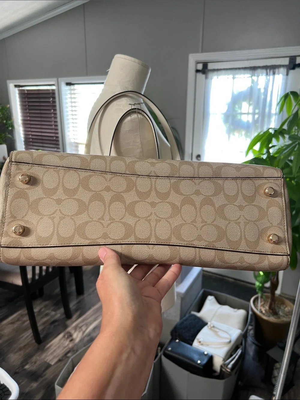 Coach Chalk Signature Laptop bag